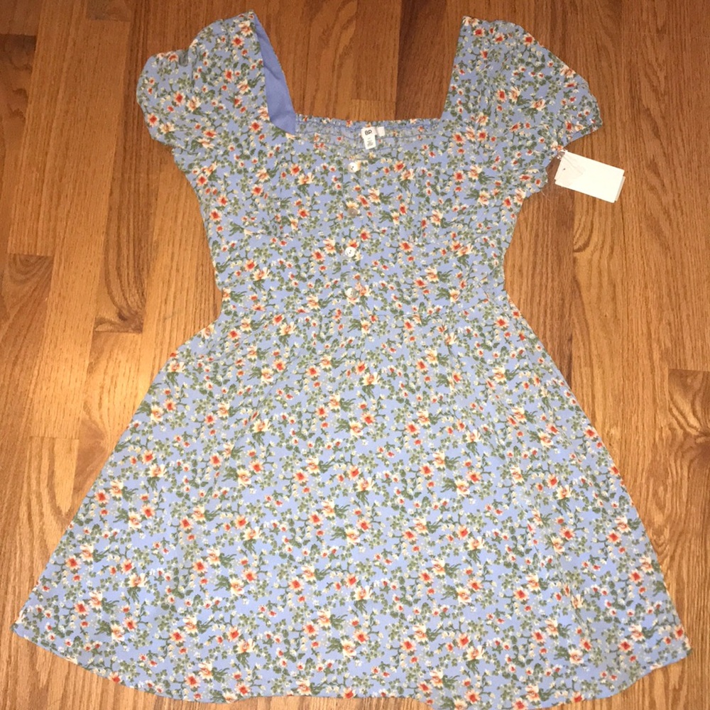 BP Blue Glow Floral Fields Dress
